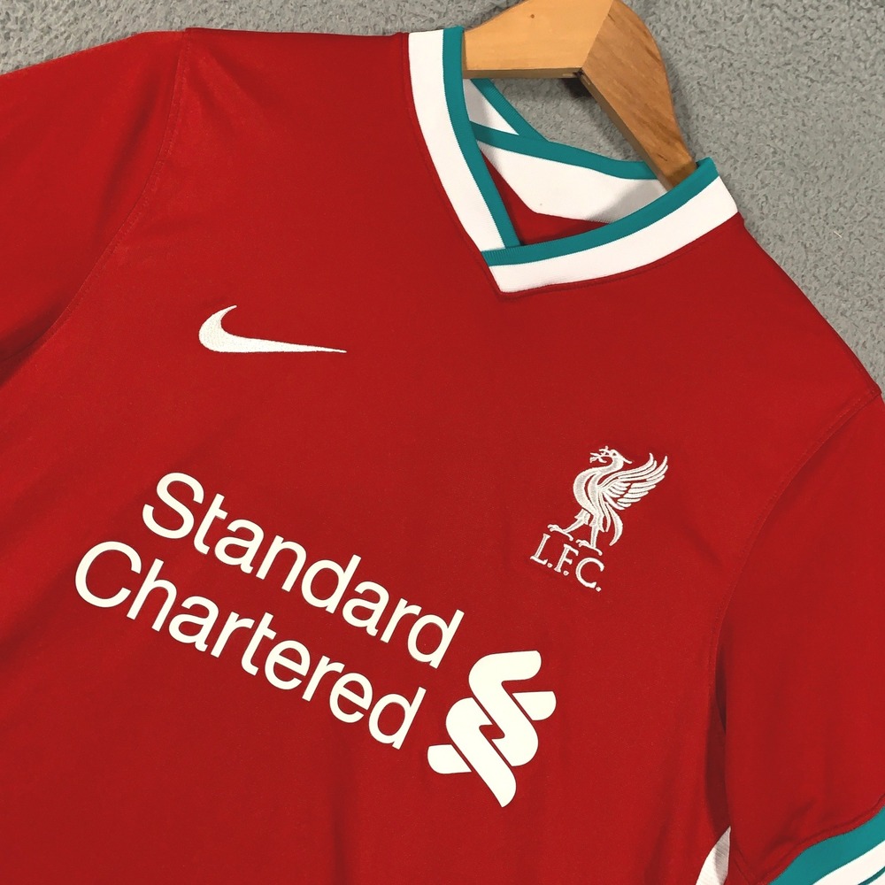 Nike Liverpool FC Stadium Home Jersey Mens Medium Red 2020-21 Soccer Shirt Short